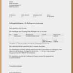 Transportauftrag Vorlage Erstaunlich 17 Auftragserteilung Muster