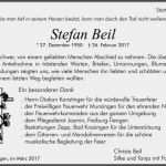 Traueranzeigen Danksagungen Vorlagen Fabelhaft Stefan Beil Trauer Traueranzeigen &amp; Nachrufe