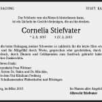 Traueranzeigen Danksagungen Vorlagen Wunderbar Cornelia Stiefvater Trauer Traueranzeigen &amp; Nachrufe