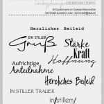 Trauerkarte Text Vorlage Hübsch Stempel & Stempelkissen Im Gedenken Stempel Set Ein