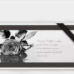 Trauerkarten Vorlagen Zum Ausdrucken Elegant Trauerkarte Online Gestalten Rose