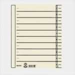 Trennstreifen Vorlage Gut Lot De 100 Intercalaires En Carton 240 X 300 Mm