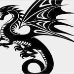 Tribal Wandtattoo Vorlagen Cool Luxus Dragon Tribal Tattoo Vorlage Drachen Avec Tribal