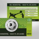 Trikot Einladungskarte Vorlage Bewundernswert Einladungskarten Geburtstag Fussball