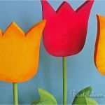 Tulpen Aus Holz Vorlagen Erstaunlich Frühlingsbasteln Laubsägearbeit Holz Tulpen