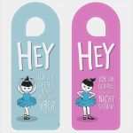 Türhänger Vorlage Kostenlos Angenehm Diy Türhänger Für Kleine Ballerinen