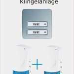 Türklingel Namensschild Vorlage Elegant Funkklingel Komplett Set M E Maag Electronic Zweifamilien
