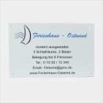 Türschilder Büro Vorlagen Erstaunlich Werbeschild Dibond Weiß Für Ferienwohnung Werbeschild 24