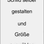 Türschilder Vorlagen Gratis Fabelhaft Schildervorlage Rechteck Hochkant Werbeschild