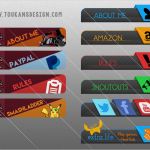 Twitch Kanal Design Vorlage Beste Twitch buttons by toukansdesign On Deviantart