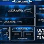 Twitch Overlay Vorlage Einzigartig Free Gfx Free social Media Pack Twitch Youtube