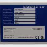 Typenschild Maschine Vorlage Erstaunlich Anwendungen Typenschilder Drucken Industrielle