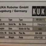Typenschild Schaltschrank Vorlage Erstaunlich Kuka Kr 125 Express Lieferung Auf Anfrage Mit