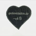 Typenschild Vorlage Best Of Gedenktafel Herz Aus Schiefer Oder Aluminium Grund Silber