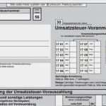 Umsatzsteuervoranmeldung Vorlage Gut Muster Umsatzsteuer Voranmeldung Und