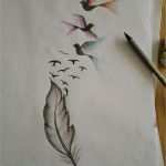 Unendlichkeitszeichen Tattoo Vorlage Einzigartig Schreibende Feder Mit Vögel by Pandi