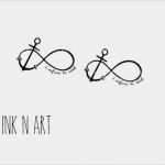 Unendlichkeitszeichen Tattoo Vorlage Fabelhaft Anchor Infinity Loop – Inknartshop Designer Temporary Tattoo