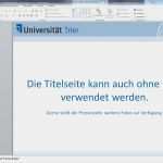 Uni Leipzig Powerpoint Vorlage Genial Uni Trier Pressestelle Präsentationen