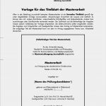 Uni Leipzig Powerpoint Vorlage Genial Wie Gestaltet Man Das Deckblatt Einer Masterarbeit