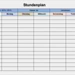 Uni Stundenplan Vorlage Pdf Luxus Stundenplan Vorlage Excel