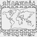 Unicef Kündigen Vorlage Neu Feliz Pouco Crianças Segurando as Mãos Em torno Do Mapa Do