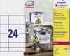 Universal Etiketten 70 X 37 Mm Vorlage Luxus Avery Zweckform L4718 20 Etiketten 70 X 37 Mm Polyester