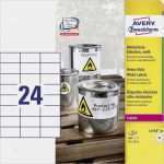 Universal Etiketten 70 X 37 Mm Vorlage Luxus Avery Zweckform L4718 20 Etiketten 70 X 37 Mm Polyester