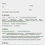 Untermietvertrag Vorlage 2018 Schön Word Vorlage Mietvertrag Wohnung Download