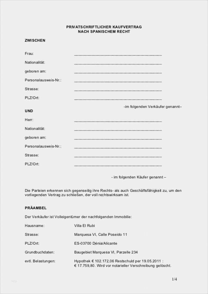 Untermietvertrag Vorlage Gratis Schön Privater Kaufvertrag