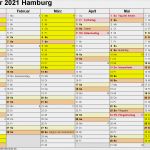 Untermietvertrag Vorlage Hamburg Gut Kalender 2021 Hamburg Ferien Feiertage Excel Vorlagen