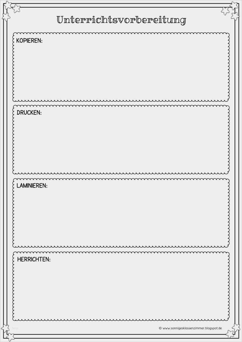 Unterrichtsvorbereitung Vorlage Neu to Do Liste Zur Unterrichtsvorbereitung