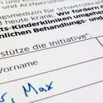 Unterschriften Petition Vorlage Bewundernswert Ich Bin Keine Fallpauschale