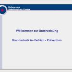 Unterweisung Brandschutz Vorlage Wunderbar Unterweisungspräsentation Brandschutz Prävention Hier