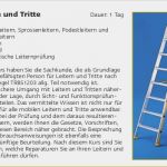 Unterweisung Leitern Und Tritte Vorlage Erstaunlich Schulungstermine