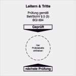 Unterweisung Leitern Und Tritte Vorlage Wunderbar Grundplakette Für Leitern Und Tritte Prüfung Gemäß