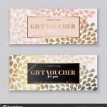 Urheberrecht Fotos Vorlage Einzigartig Gutschein Vorlage Mit Gold Geschenk Box — Stockvektor