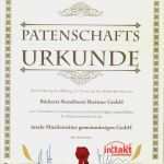 Urkunde Patenschaft Vorlage Beste Bäckerei Breitner übernimmt Patenschaft Für In Not