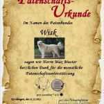Urkunde Patenschaft Vorlage Schönste Wisk – Pro Canalba E V