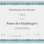 Urkunde Vorlage Powerpoint Hübsch Urkunde Für Mitarbeiter Des Monats Design Mit Blauem