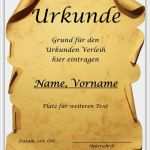Urkunde Word Vorlage Genial Urkunde