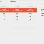 Urlaubsplaner 2017 Excel Vorlage Genial Jahreskalender Excel 2017ml