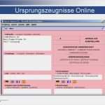 Ursprungszeugnis Vorlage Pdf Bewundernswert Ursprungszeugnisse Line Ein Innovativer Service Ihrer