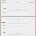 User Story Vorlage Word Beste User Stories Templateer Story Template – Letter format