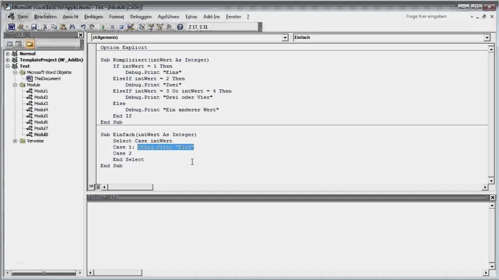 Vba Vorlagen Luxus Selectcase Struktur [word 2010 Perfekte Vorlagen Mit Vba