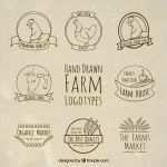 Vektor Vorlagen Kostenlos Elegant Farm Logos Vorlagen