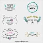 Vektor Vorlagen Kostenlos Elegant Süße Gezogen Logo Vorlagen