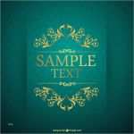 Vektor Vorlagen Kostenlos Erstaunlich Vintage Rahmen Vektor Vorlage Kostenlos