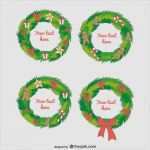 Vektor Vorlagen Kostenlos Erstaunlich Weihnachtsgirlande Vorlagen