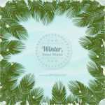 Vektor Vorlagen Kostenlos Erstaunlich Winter Rahmen Vektor