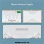 Vektor Vorlagen Kostenlos Inspiration Weihnachten Briefumschlag Vorlagen Festlegen